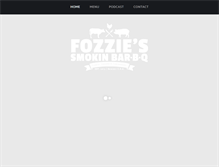 Tablet Screenshot of fozziesbbq.com